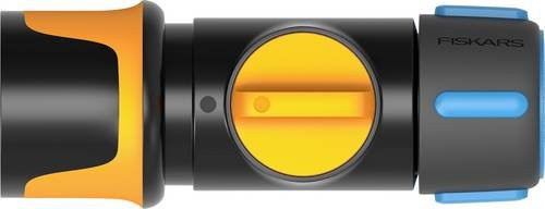 Fiskars Schlauchanschluss mit Regulierventil und Quick Coupling in Blau/Mehrfarbig für 13 mm bis 15 mm - Bild 1