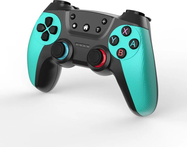 AyeBeau Bluetooth Gamepad Controller in Grau für Nintendo Switch OLED, Lite, PS3, Android, PC und Smartphone - Bild 1
