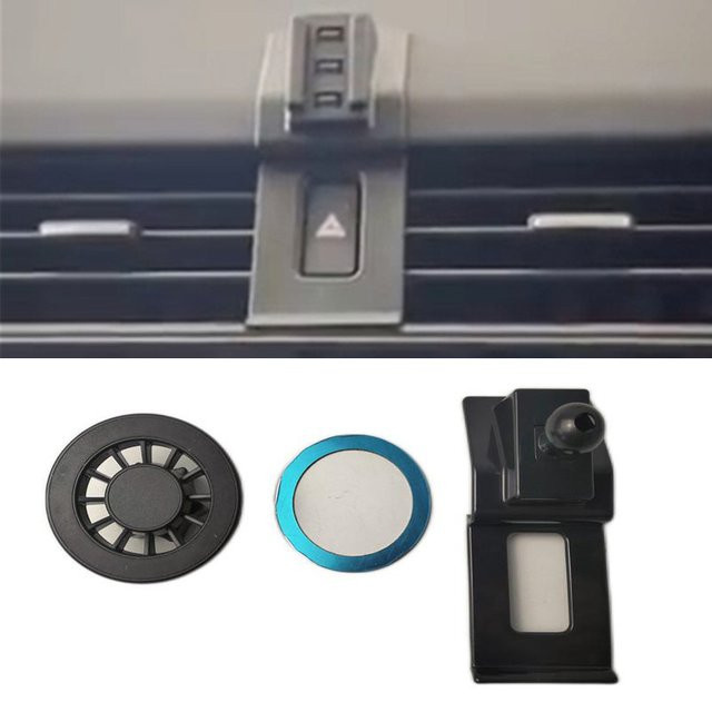 Magnetischer Handyhalter aus ABS-Kunststoff für Land Rover Discovery 5 (2017-2024) mit fester Halterung - Bild 1