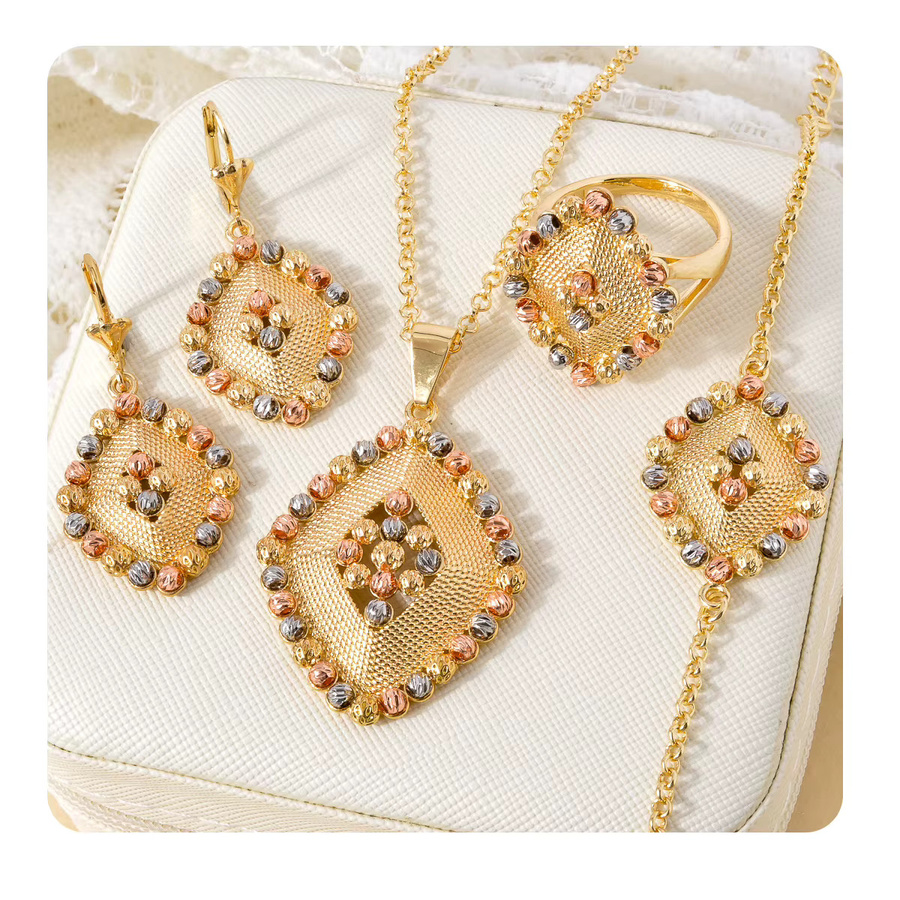 Schmuck-Set Diana baby, 18K Gold überzogen, Bunt, Perle, Damen - Bild 2