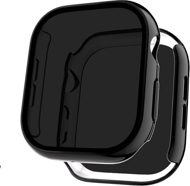 Apple Sichtschutz aus gehärtetem Glas für Apple Watch, Schwarz - Bild 1