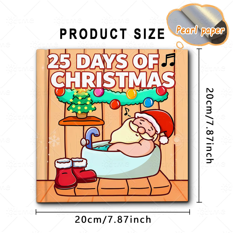DAYSOFF Malbuch 25 Days of Christmas mit einfachen Mustern für Erwachsene in Multicolor - Bild 2