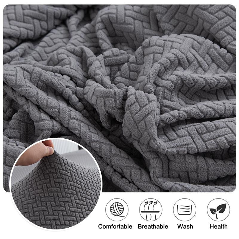Wasserdichter Sesselbezug mit Blätterstruktur und floralem Jacquard-Muster für 1- bis 4-Sitzer Sofas - Bild 1