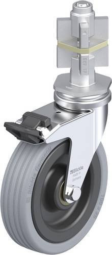 Blickle LRA-VPA 100K-FI-E07 Lenkrolle mit Feststeller in Grau und Schwarz, Rad-Durchmesser: 100 mm, Tragfähigkeit: 70 kg - Bild 1