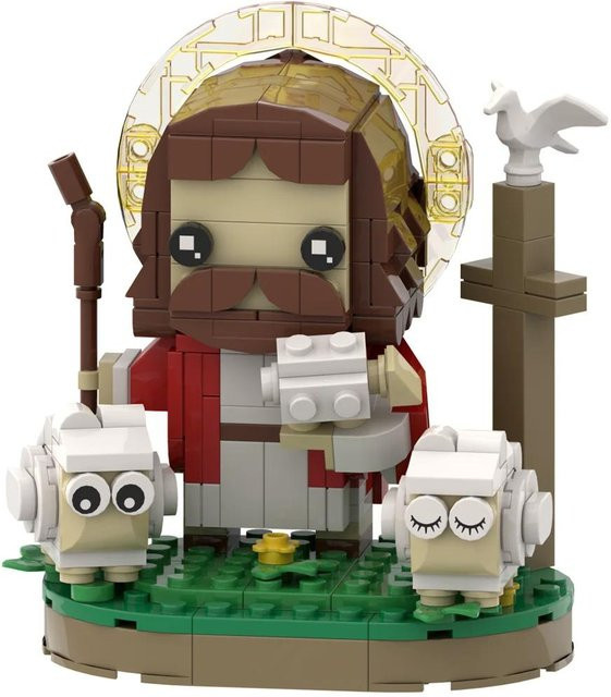 Yiran toy MOC Schäfer Jesus Kreuz Bausteine Set ab 14 Jahren - Bild 1