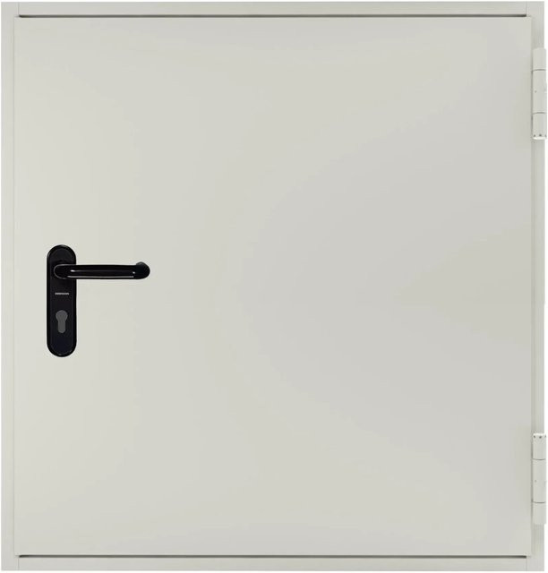 Hörmann Brandschutzklappe T30 H8-5 aus Stahl in Grauweiß B: 87,5 cm, H: 100,0 cm - Bild 1