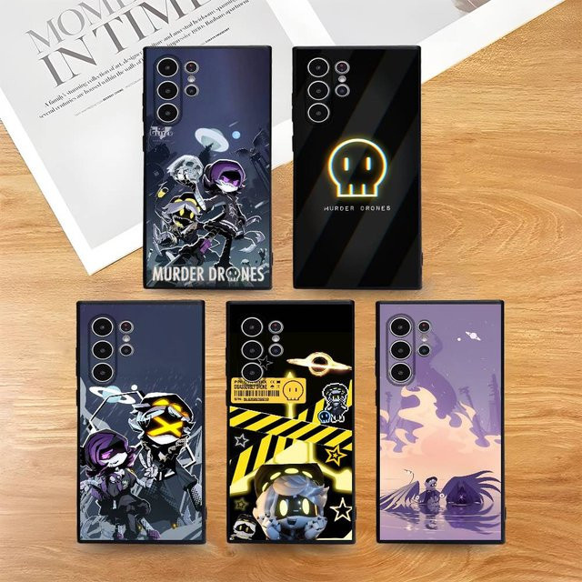 M-Murder Drones Handyhülle für Samsung Galaxy S21 S22 S23 S24 S25 FE Plus Ultra aus weichem TPU - Bild 1