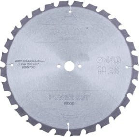 Metabo Kreissägeblatt power cut wood - classic für Holz und Metall, Farbe: Silber, Durchmesser: 400 mm, Bohrung: 30 mm, Zähne: 28, Freiwinkel: 15° - Bild 1