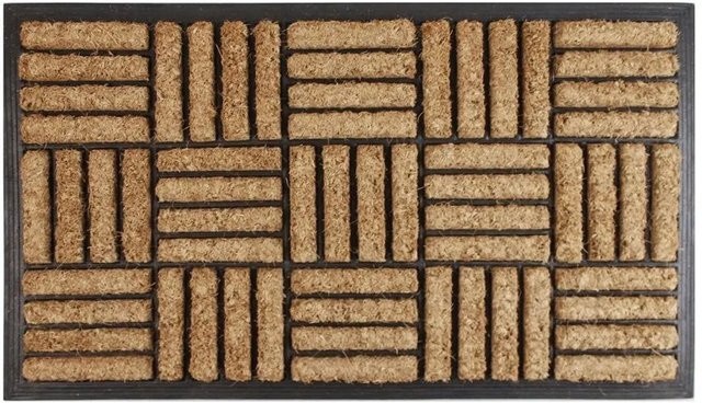 Lex Schmutzfangmatte Belvedere aus Kokos in Braun, wetterfest und rutschfest, B/T: 75,0 x 45,0 cm - Bild 1