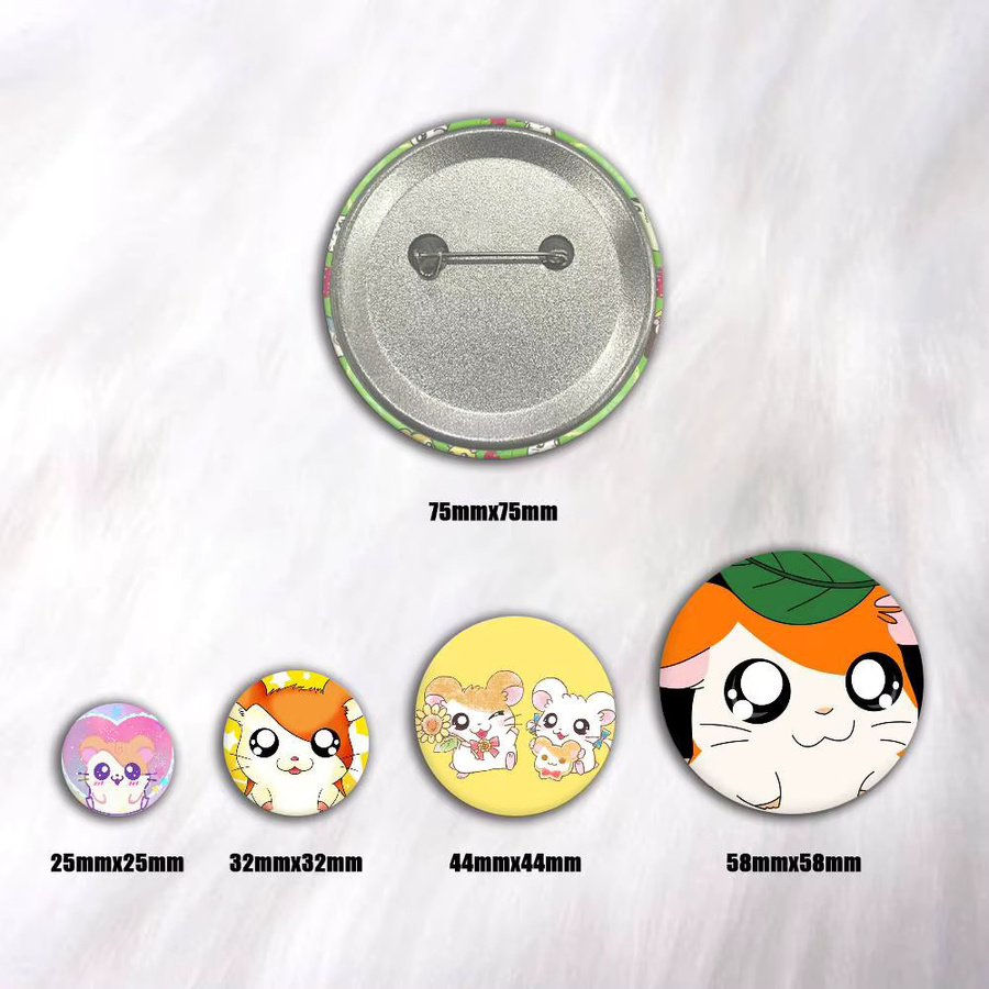 Hamtaro Snap-in-Broschen, Rockband-Anstecknadeln, Abzeichen - Bild 2
