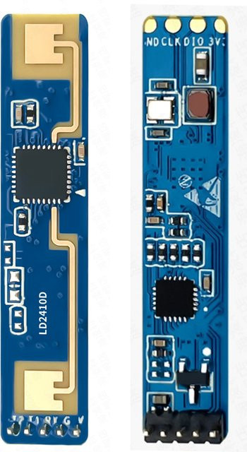 LD2410D Millimeterwellen-Radarmodul 24 GHz mit UART-Schnittstelle zur Anwesenheitserkennung für dein Smart Home, Blau - Bild 1