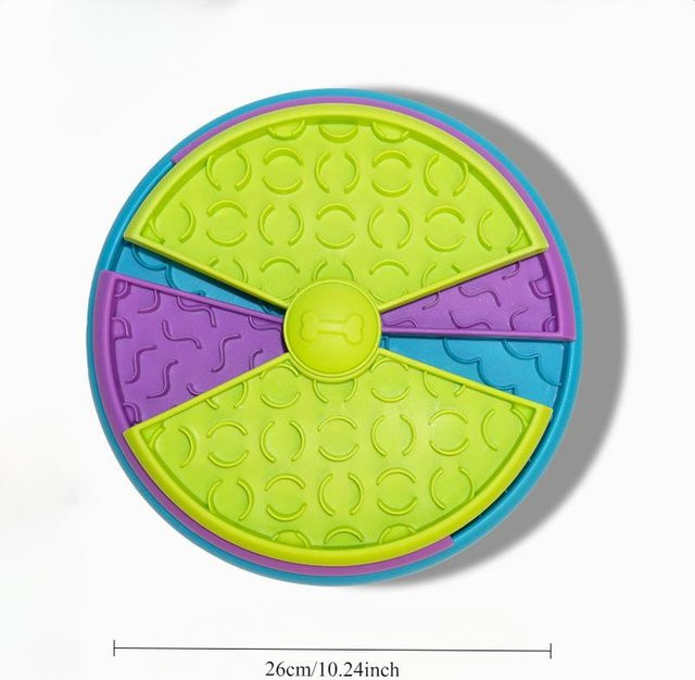 Love Home Garden Hunde Puzzle Slow Feeder, interaktive Beschäftigung, Hundespielzeug, purple - Bild 1