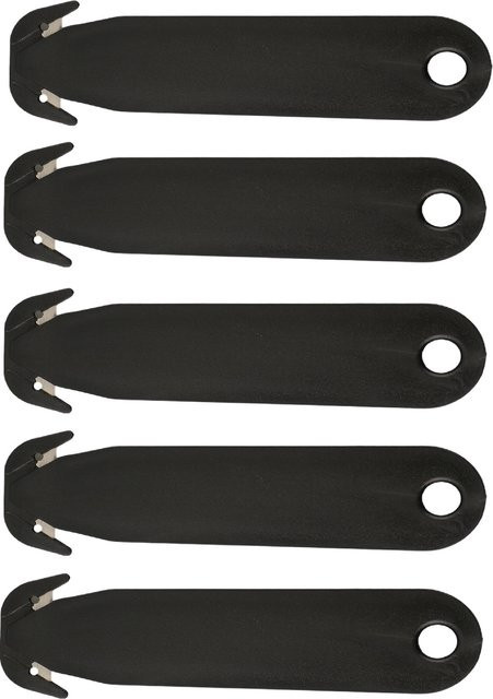 Vibratite 5er-Set Doppelklingen-Sicherheitsbox-Cutter Multifunktionswerkzeug in Schwarz für DIY-Kunst, Folien und Papier - Bild 1
