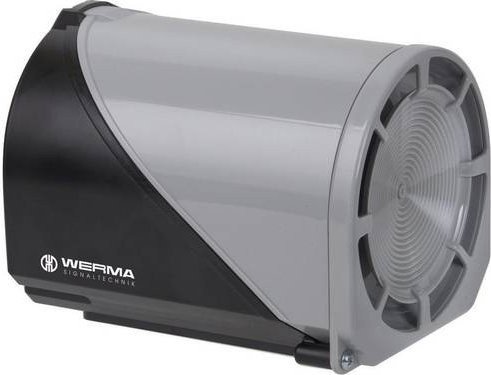 Werma Signalsirene 144.000.68 in Grau, 230 V/AC, 110 dB - Bild 1