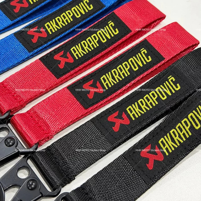 Akrapovic Schlüsselanhänger, dreifarbig, Unisex - Bild 1