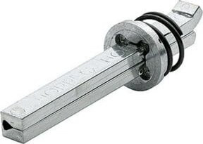 Hoppe Profil-Wechselstift für Ei 4-KT, Durchmesser: 8 mm, Länge: 70 mm, verzinkt, silber - Bild 1