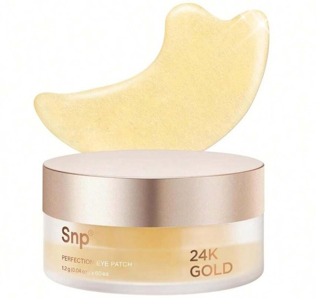 SNP K Beauty 24K Gold Perfection Augenpads, 72g, mit Kollagen - Bild 1