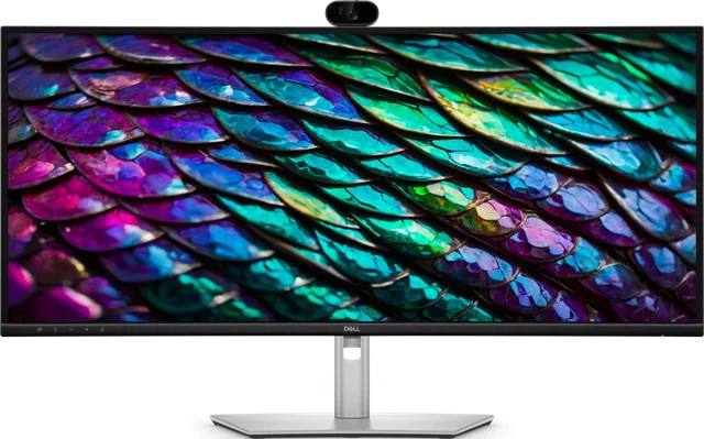 Dell Pro P3426WEB 34 Zoll Curved USB-C Hub Conferencing Monitor WQHD IPS 100 Hz in Schwarz und Silber - Bild 1