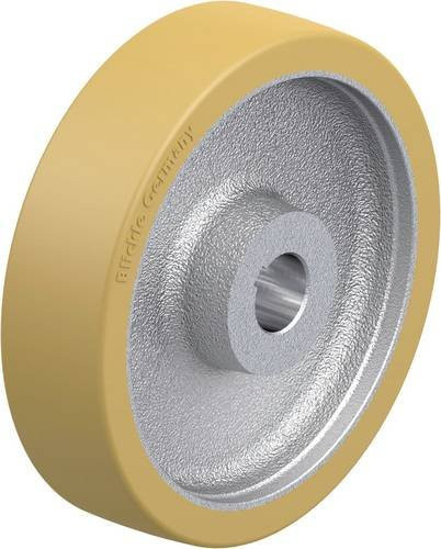 Blickle Schwerlast-Antriebsrad GVUN 200/30H7 in Silber und Gelb mit einem Durchmesser von 200 mm und einer Tragfähigkeit von 900 kg - Bild 1