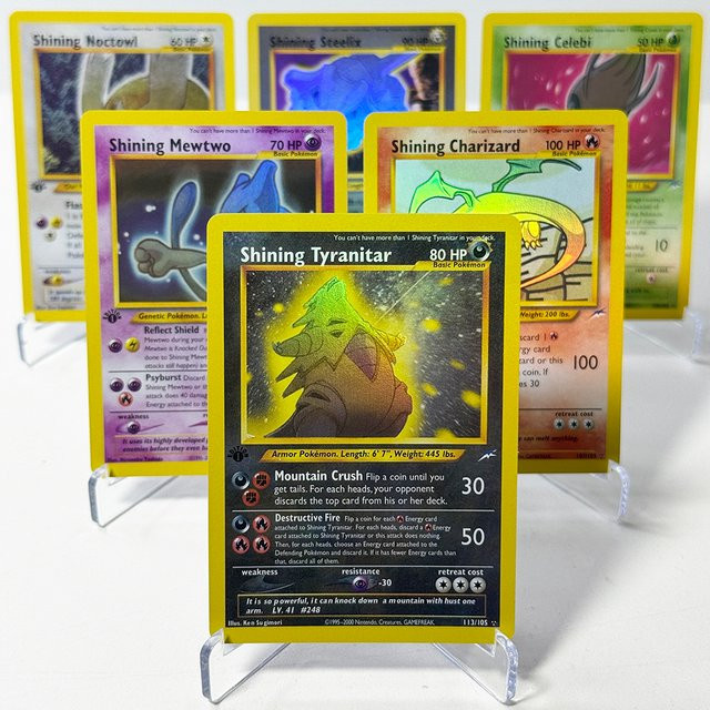 Keeppley PKM 1st Edition Neo Destiny PTCG Folien-Spielkarten, Set / Bundle - Bild 1