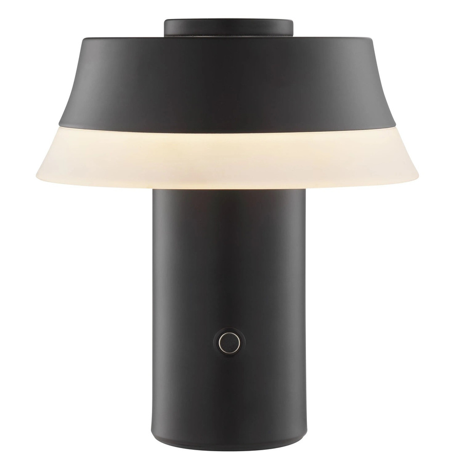 Brilliant LED Tischleuchte Kinich in Schwarz, dimmbar und mit Touch-Funktion, Höhe: 15 cm - Bild 1