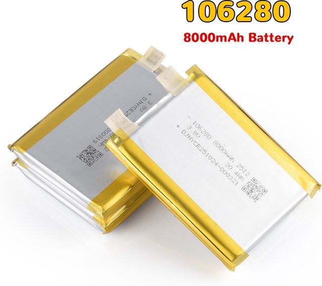 Soshine Semi-Solid-State-Lithium-Polymer-Akku 3,8V 8000mAh wiederaufladbare Li-Ion-Zelle für GPS, Bluetooth-Lautsprecher und Powerbank DIY-Projekte - Bild 1