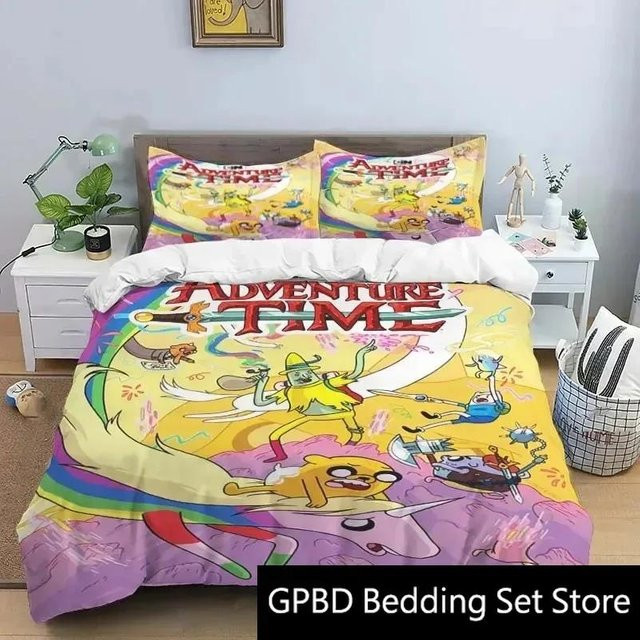 Adventure Time Bettwäsche Set Lodestar mit Bettbezug und Kissenbezug, Mehrfarbig, B/H: 240 x 220 cm - Bild 1