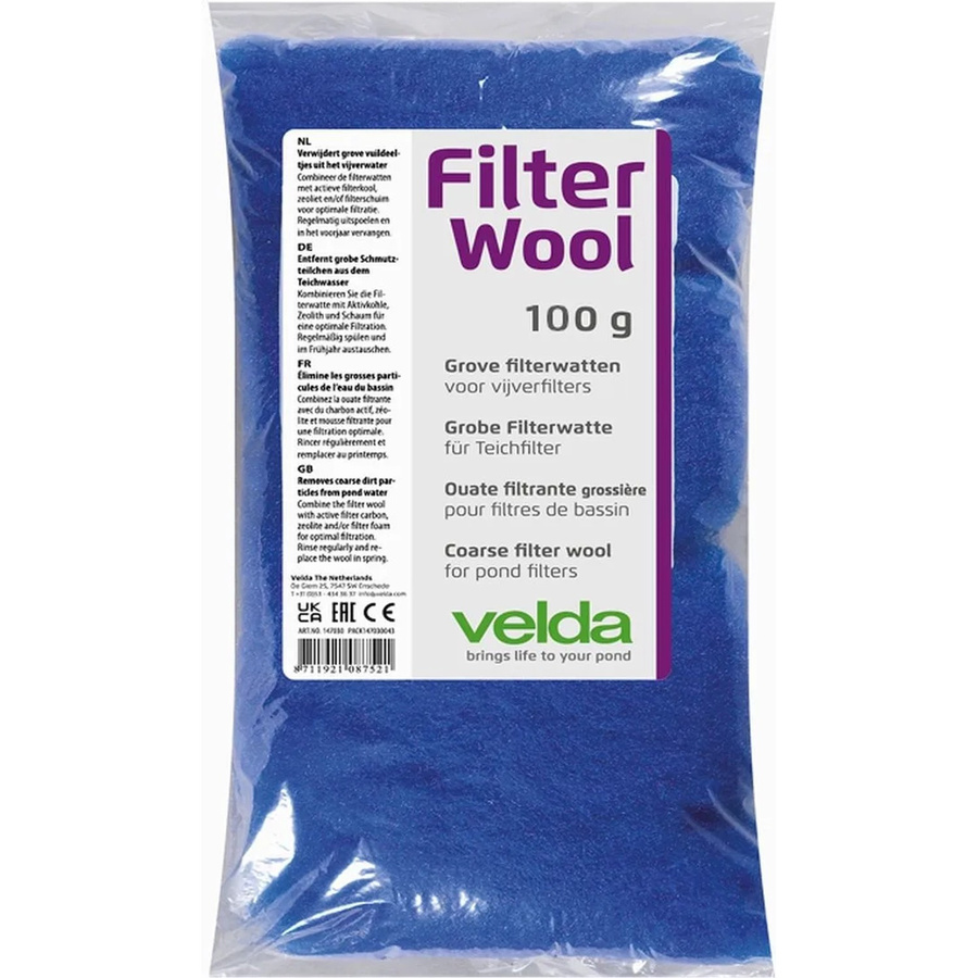 Velda Teich Filterwatte Blau Grob 100 g - Bild 2