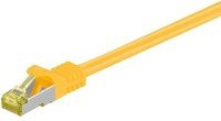 goobay RJ-45 Patchkabel Cat 6a S/FTP PIMF Ethernet LAN gelb, Länge: 2,0 m - Bild 1