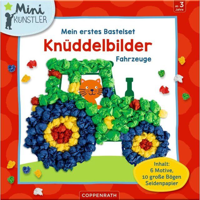 Coppenrath F Mein erstes Bastelset: Knüddelbilder - Fahrzeuge, Bastelset, ab 3 Jahren - Bild 1