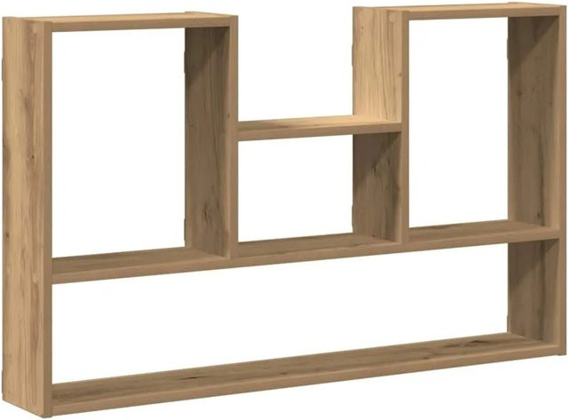vidaXL Wandregal Artisan-Eiche in Braun aus Holzwerkstoff, B/H/T: 99 x 60 x 15 cm - Bild 1