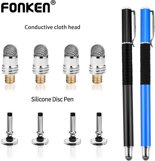 FONKEN Stylus Kapazitiver Touch Pen mit Disc Fiber Spitze für Smartphone und Zeichnen - Bild 1
