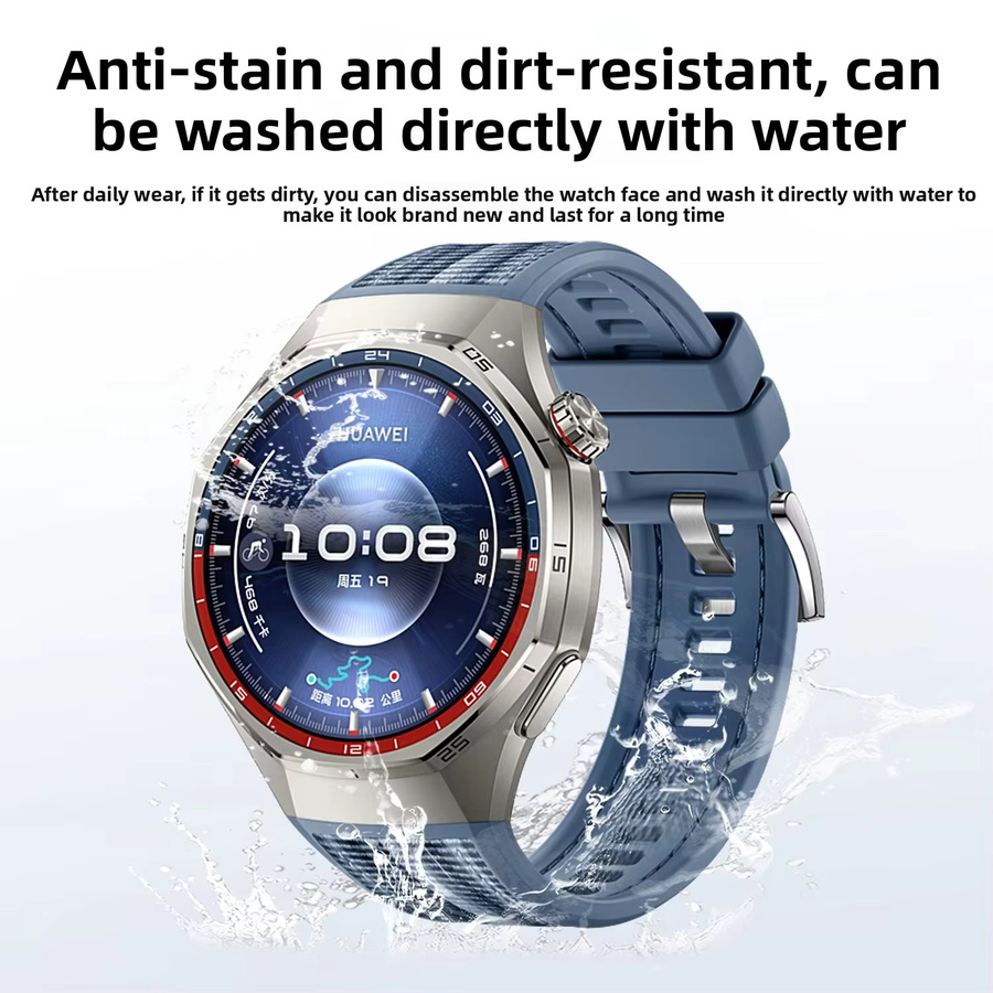 Huawei Uhrenarmband Edelstahl, Silber, Unisex - Bild 4