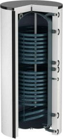 Flamco Standspeicher Duo Solar 1000 l, weiß, mit EPS-Isolierung, Durchmesser: 80 cm, Höhe: 197 cm - Bild 1