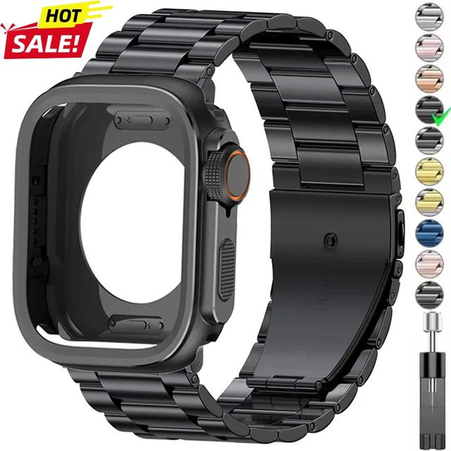 CHIICSMART Uhrenarmband Edelstahl, Silber, Unisex - Bild 1