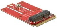 Delock Mini PCIe auf M.2 Key E Adapter in Rot - Bild 1