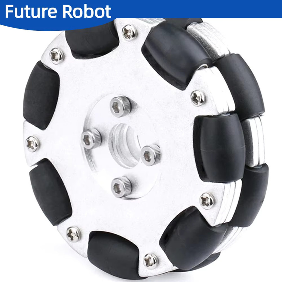 FutureTrace Omnidirektionales Rad, Metall-Fullai-Rad, 15 kg Last, 82 mm - Bild 3