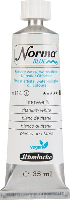 Schmincke Norma BLUE Künstler-Ölfarbe Titanweiß - Bild 1