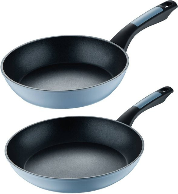 SAN IGNACIO Pfannenset NOIA aus Aluminium in Schwarz, 2-teilig mit Antihaftbeschichtung - Bild 1