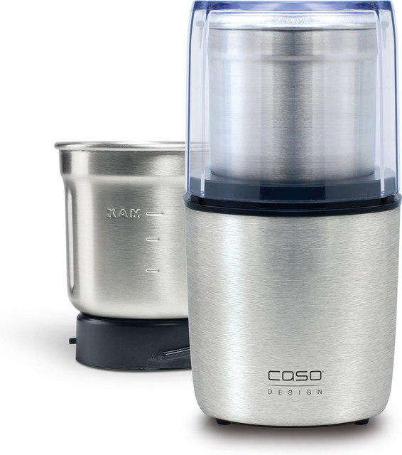 Caso 1831 Coffee & Kitchen Flavour Elektrische Kaffeemühle mit Edelstahl-Messer in Silber - Bild 1