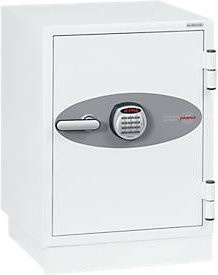 Phoenix Feuerschutzschrank FS 0441 mit Elektronikschloss aus Stahl in Signalweiß, B: 50 cm, T: 50 cm, H: 64 cm - Bild 1
