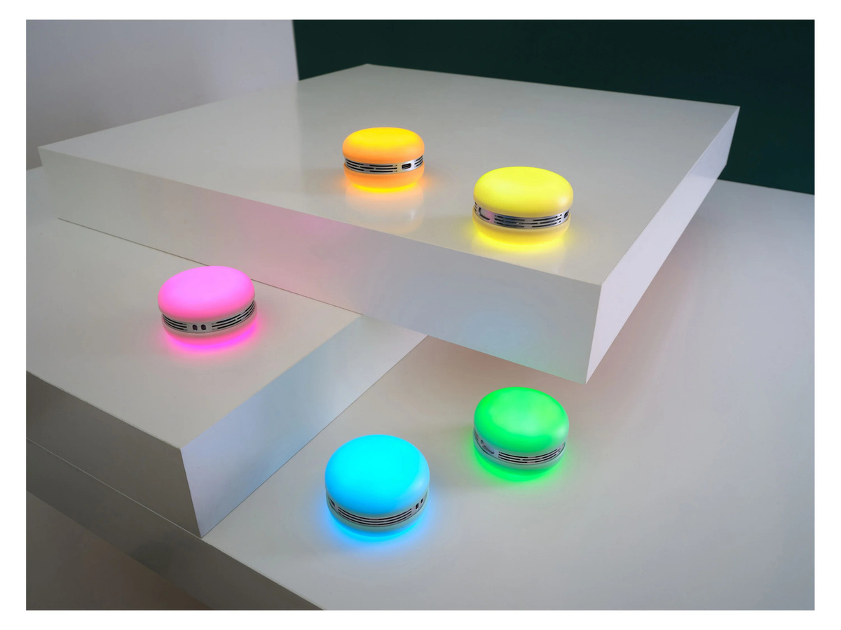 OSRAM Smart Bluetooth Macaron RGB Lautsprecher mit Bewegungssteuerung und LED-Licht in Gelb - Bild 2