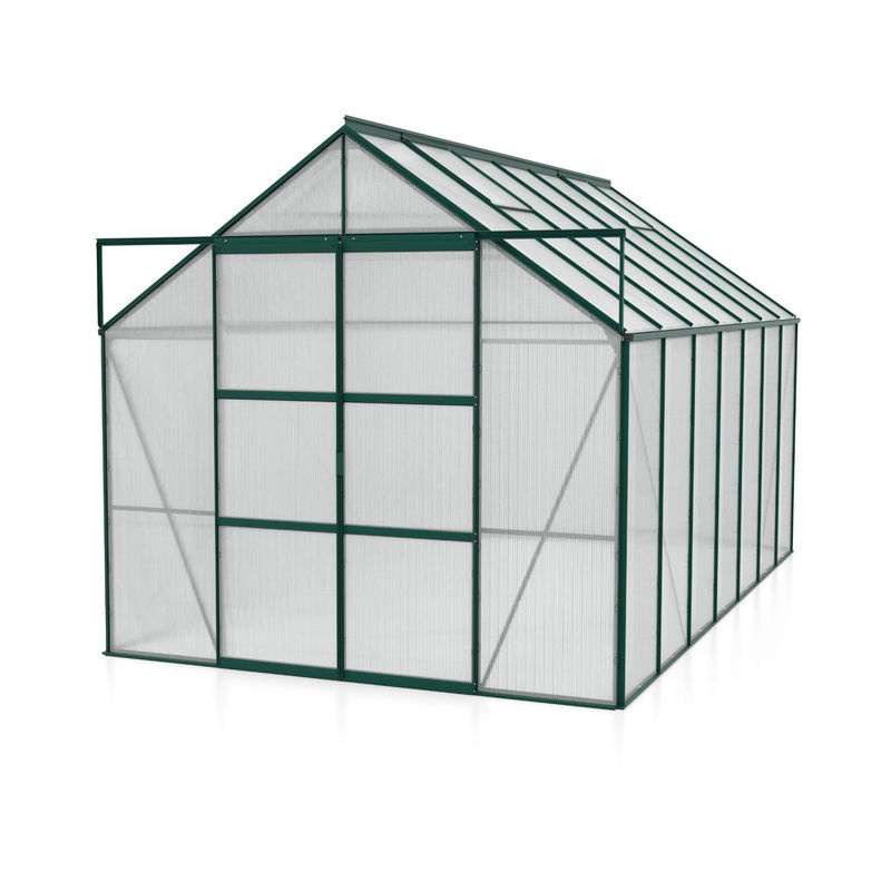 Vitavia Gewächshaus Uranus 11500 in Smaragdgrün mit 6 mm HKP und 11,5 m² Fläche - Bild 2
