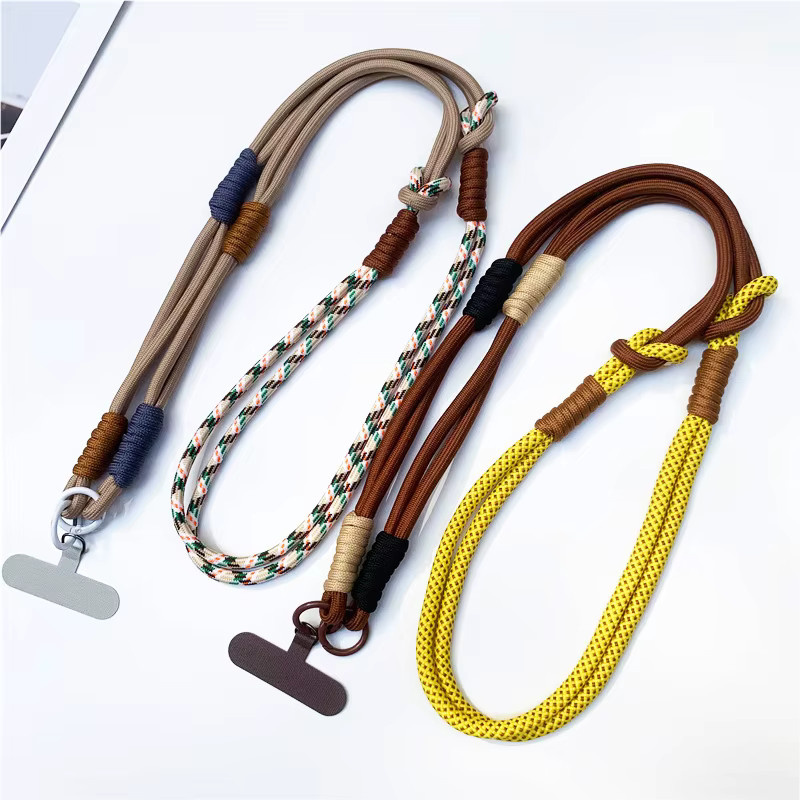 DOLANBIA 3in1 Handy Lanyard im Koreanischen Stil als Crossbody, Neck und Wrist Strap, verstellbar, Multicolour - Bild 3