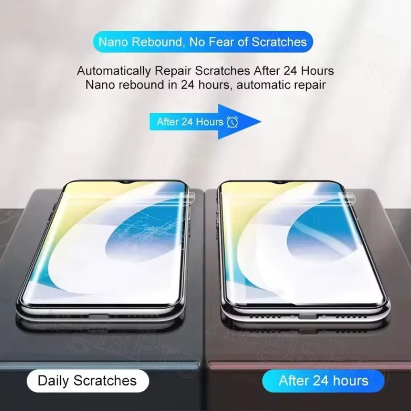 3er Pack Hydrogel Displayschutzfolie für Oppo Reno 11 12 13 14 15 Pro, transparent und wasserabweisend - Bild 3