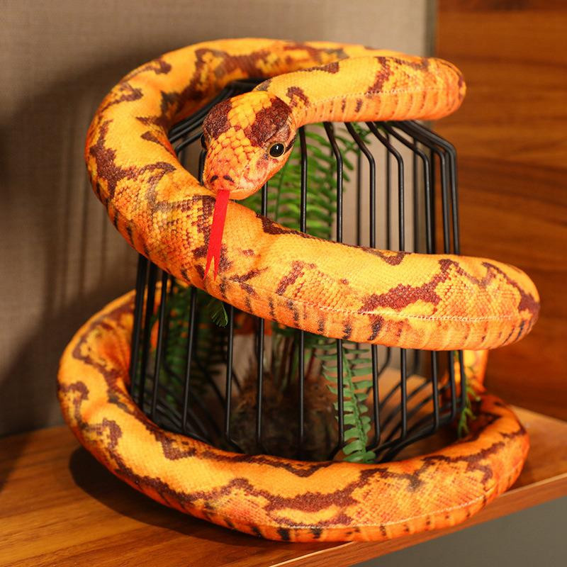GDzaccly Plüschschlange Riesenboa-Kobra Plüschtier - Bild 3