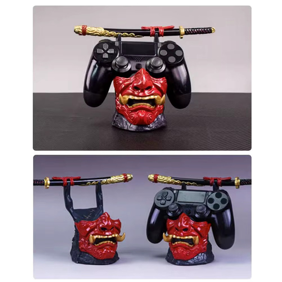 Universal Gamepad Ständer Anime Schlacht Geist für PS5, PS4 und Xbox Controller in Rot - Bild 5