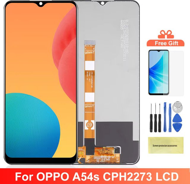 Oppo A54s CPH2273 LCD-Display Baugruppe mit Rahmen, 6,52 Zoll Touchscreen in Schwarz - Bild 1
