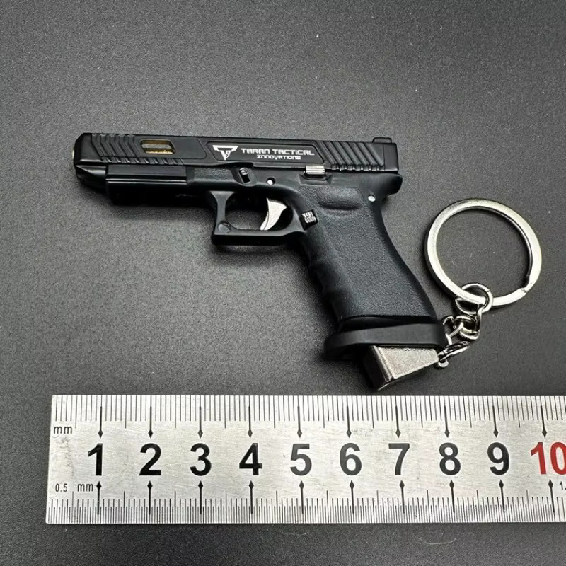 NOCCLILI G34 Pistolen-Modell Mini-Spielzeugpistole Schlüsselanhänger, Bastelset - Bild 1