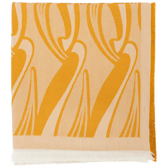 Frölich & Kaufmann Decke van de Velde in Goldgelb aus Wolle mit geometrischem Muster und Oeko-Tex Standard 100 - Bild 2